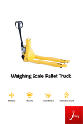 TUFF Weighing Scales Pallet Truck 2500kg Userguide