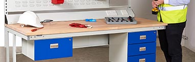 Square Tube Industrial Workbenches