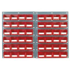 TUFF Louvre Panel Kit - 2x Side by Side - Red