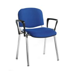 Alford Blue Chair With Arms