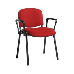 Alford Red Chair With Arms