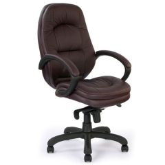 110820094BY- Brighton Leather Executive Chair Burgundy