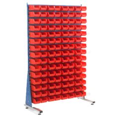 Single Sided Louvre Panel Container Kit - Red