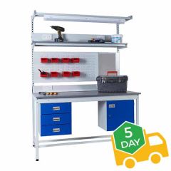 Square Tube Industrial Workbench - Free 5 Day Delivery