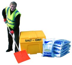 Snow Clearing Kit including Shovel, Grit and Grit Bin