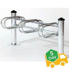 WP207002 - Single Sided Cycle Stand for 3 Bikes