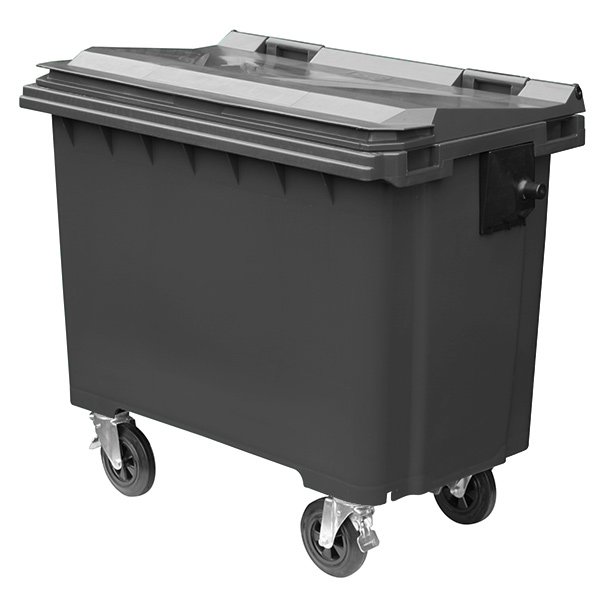 660 LITRE FLAT TOP WHEELIE BINS
