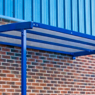 Close-up of PETG roof