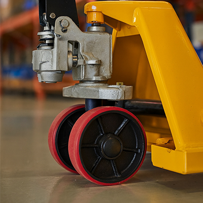 Shop our TUFF Hand Pallet Truck 2500kg with PU wheels