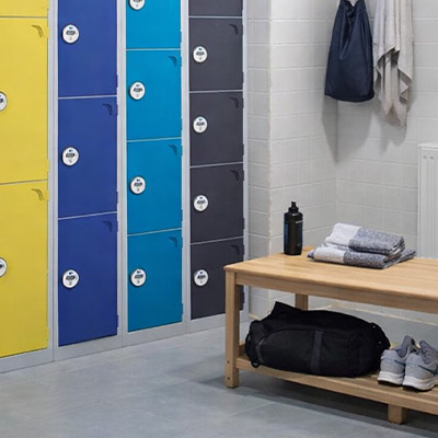 Armour Combi Locker in changing room