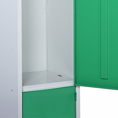 Inside TUFF Combi Locker compartment