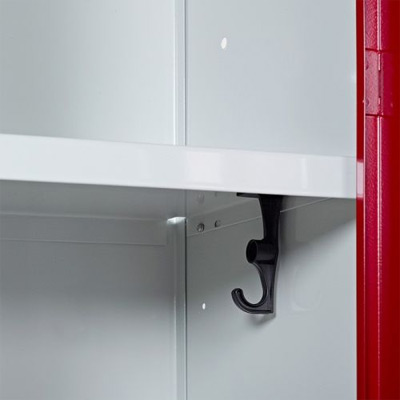 Hook inside the Armour COmbi Locker single and two-door compatments