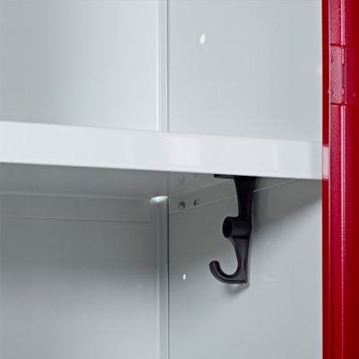 Close up of hook inside compartment