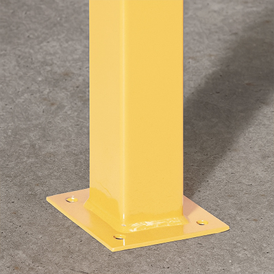 Close up of barrier foot