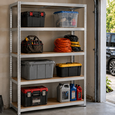 TUFF 175 Shelving in a garage