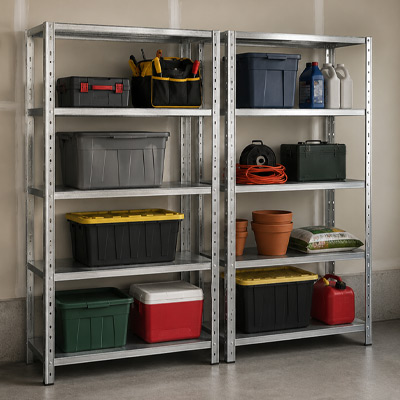 TUFF 70 Shelving in a garage