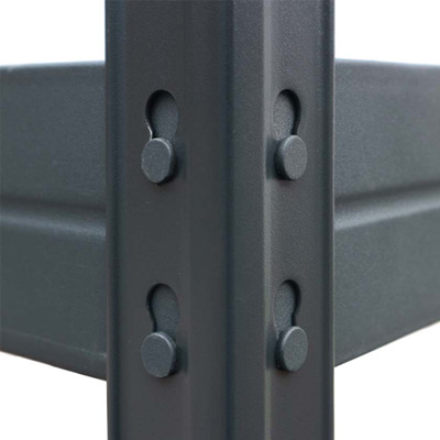 Close-up of TUFF 360 boltless framework