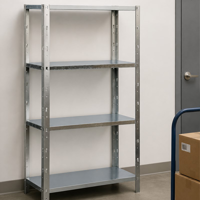 TUFF 70 Shelving in stockroom