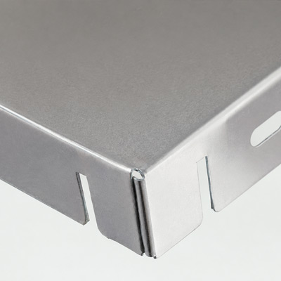 Close up of adjustable shelves