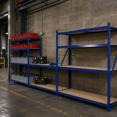 TUFF Industrial Pro Workstation in warehouse environment