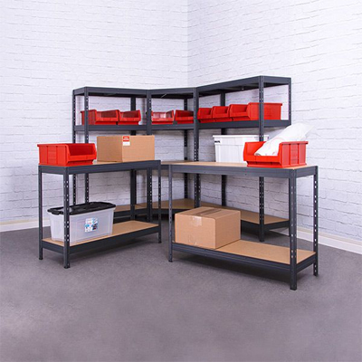 Durable steel workbench frame