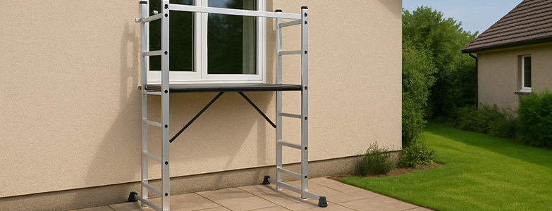 Scaffold Ladder 4-Way Aluminium - EN 131