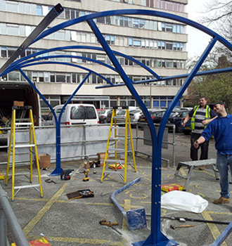 County Hall Cycle Shelter Gallery 2