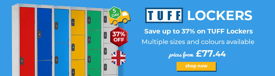 Save with bulk-buy on our TUFF Lockers at Direct2U