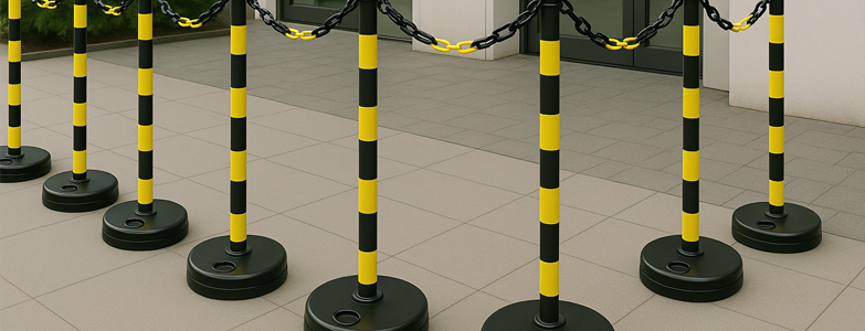 Guarda Plastic Chain Posts - Fillable Base