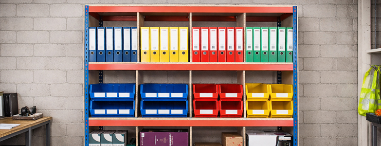 Rivet Divider Shelving