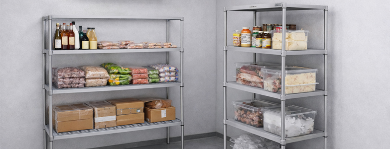 Plastic Non Corrosive Shelving